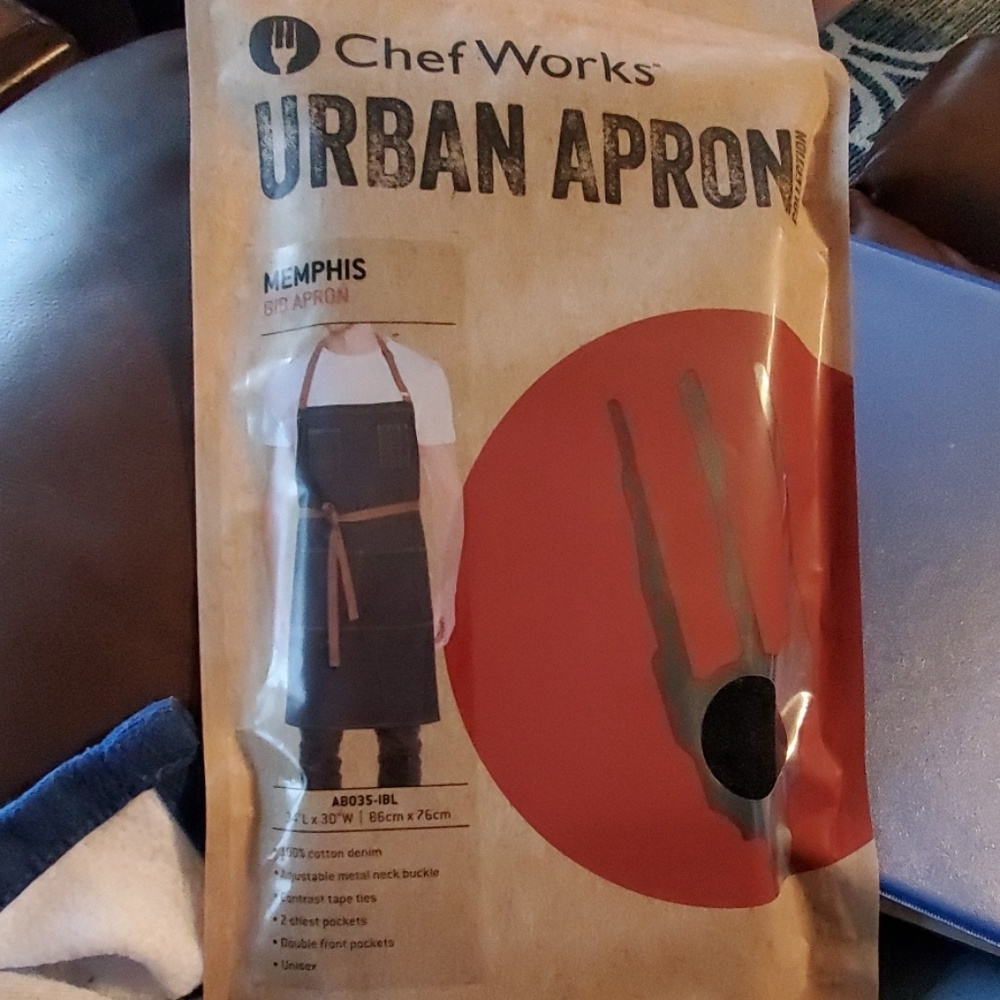 Chef Works Urban Apron NWT OS